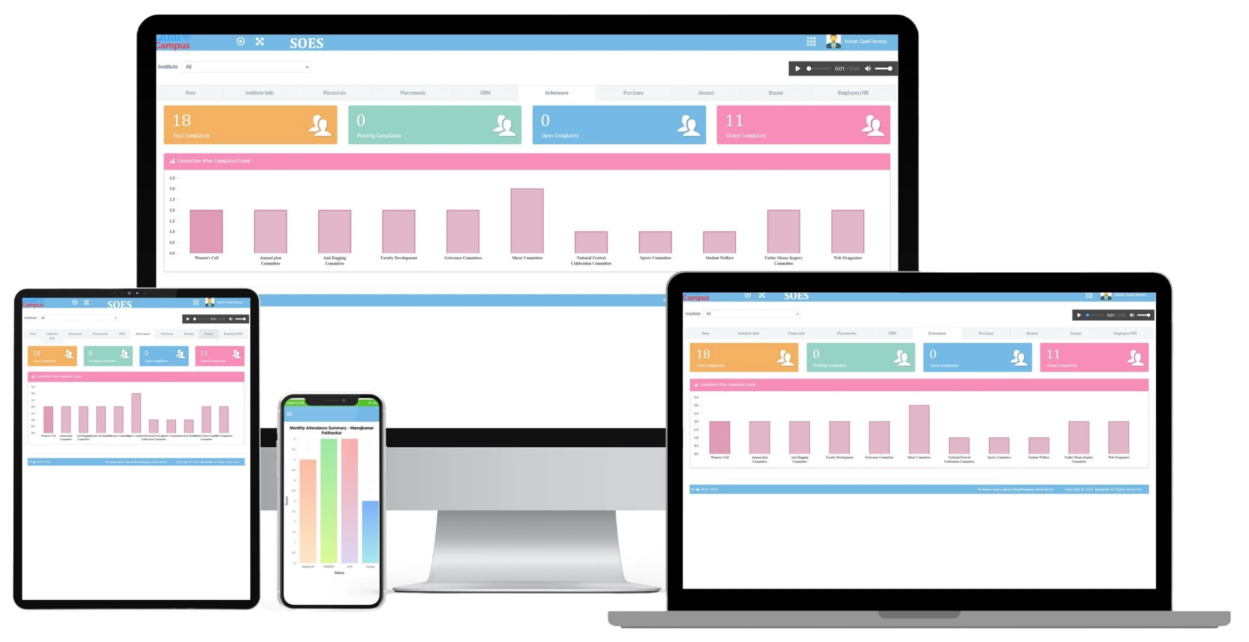 QualCampus | Best Higher Education ERP | College ERP | #1 University ERP 1 QualCampus runs on any browser on any Device whether it be Android, IOS, Mac OS, or Windows
